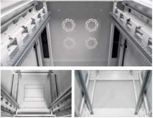 LK1942U66PV-1-H.jpg ARMADIO RACK PER RETI 19" 42U (A)2002, (L)600, (P)600 COLORE GRIGIO PORTA VETRO SERIE EAVI