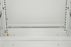 LK1942U68GFP-1-H.jpg ARMADIO RACK 19" 42U (A)2055, (L)600, (P)800 COLORE GRIGIO PORTA VETRO DISASSEMBLATO