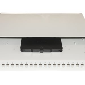 LK24FO-1-H.jpg PANNELLO FIBRA OTTICA 19" CON 24 PORTE SC SIMPLEX O LC DUPLEX PROFONDITA' 250 MM GRIGIO CON ACCESSORI