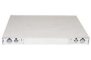 PANNELLO FIBRA OTTICA 19" CON 24 PORTE SC DUPLEX PROFONDITA' 250 MM GRIGIO CON ACCESSORI