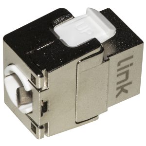 LK5EST-3-H.jpg PRESA RETE KEYSTONE JACK RJ45 CATEGORIA 5E SCHERMATA TOOLESS CONTATTI DORATI 50 MICRON