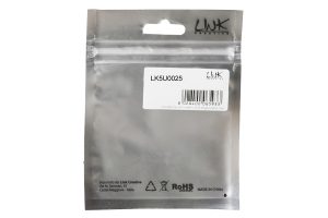 LK5U0025-5-H.jpg CAVO RETE UTP CAT. 5E NON SCHERMATO MT. 0,25 COLORE GRIGIO