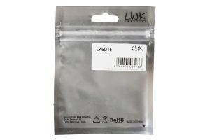 LK5U15-5-H.jpg CAVO RETE UTP CAT. 5E NON SCHERMATO MT. 1,5 COLORE GRIGIO