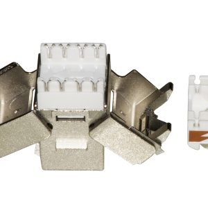 LK6AST-1-H.jpg PRESA RETE KEYSTONE JACK RJ45 CATEGORIA 6A SCHERMATA TOOLESS CONTATTI DORATI 50 MICRON