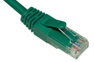 LK6AU0025V-1-H.jpg CAVO RETE CATEGORIA 6A NON SCHERMATO UTP AWG24 COLORE VERDE HALOGENFREE MT 0,25