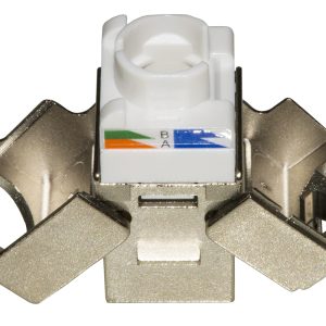 LK6ST-2-H.jpg PRESA RETE KEYSTONE JACK RJ45 CATEGORIA 6 SCHERMATA TOOLESS CONTATTI DORATI 50 MICRON