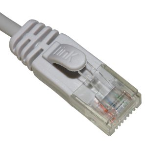 LK6U0025S-1-H.jpg CAVO RETE CATEGORIA 6 NON SCHERMATO UTP COLORE GRIGIO HALOGENFREE MT 0,25 SLIM