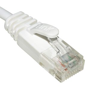 LK6U0025WS-1-H.jpg CAVO RETE CATEGORIA 6 NON SCHERMATO UTP COLORE BIANCO HALOGENFREE MT 0,25 SLIM