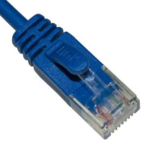 LK6U010BS-1-H.jpg CAVO RETE CATEGORIA 6 NON SCHERMATO UTP COLORE BLU HALOGENFREE MT 1 SLIM