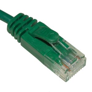 LK6U015VS-1-H.jpg CAVO RETE CATEGORIA 6 NON SCHERMATO UTP COLORE VERDE HALOGENFREE MT 1,5 SLIM