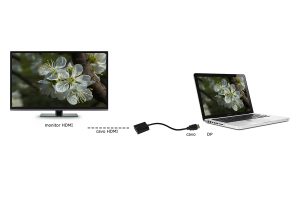 LKADAT20-10-H.jpg ADATTATORE DISPLAYPORT MASCHIO - HDMI® FEMMINA