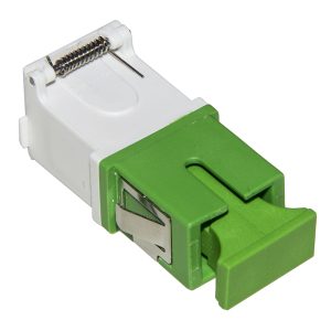 LKADSCAP1G.jpg ADATTATORE SC APC SIMPLEX SENZA FLANGIA CON SHUTTER DOOR