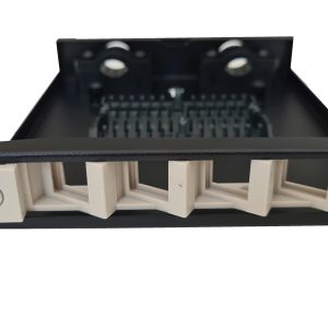 LKBOXFT4M-2-H.jpg BOX 4 PORTE PER CONNETTORI FIBRA OTTICA SC SIMPLEX O LC DUPLEX PER APPLICAZIONI FTTH IN METALLO