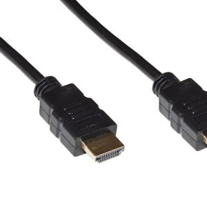 LKCHDMI10-1-H.jpg CAVO HDMI ® 4Kx2K PER PC, NOTEBOOK, HDTV, ECC CONTATTI DORATI MT 1 COLORE NERO