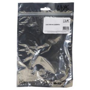 LKCHDMI10B-5-H.jpg CAVO HDMI® 4Kx2K PER PC, NOTEBOOK, HDTV, ECC CONTATTI DORATI MT 1 COLORE BIANCO