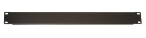 PANNELLO CIECO 1 UNITA' PER ARMADI RACK 19" NERO VITI INCLUSE