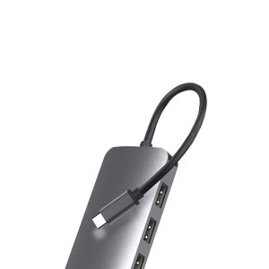 LKDOCK5P-1-H.jpg DOCKING STATION 6 PORTE CON RETE GIGABIT HDMI® USB-C E 3 PORTE USB 3.0