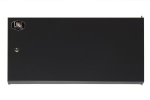 LKDOOR6UENG.jpg PORTA CHIUSA IN METALLO PIENO CON SERRATURA PER ARMADIO LINK 6U LK 1906UNF NERO