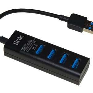 LKHUB304G.jpg HUB 4 PORTE USB 3.0 CON CAVO CM 15