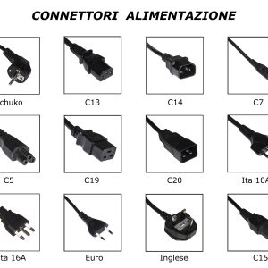 LKIT50-4-H.jpg CAVO ALIMENTAZIONE SPINA ITALIANA TRIPOLARE 10 A. PER COMPUTER, STAMPANTI ECC. MT. 5