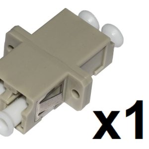 CONFEZIONE 12 ADATTATORI FIBRA OTTICA LC/LC MULTIMODE DUPLEX OM2