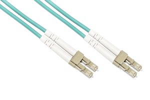 LKLCLC35005G.jpg CAVO FIBRA OTTICA LC A LC MULTIMODE DUPLEX OM3 50/125 MT.0,5