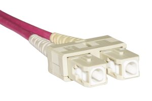 CAVO FIBRA OTTICA LC A SC MULTIMODE DUPLEX OM4 50/125 MT.3