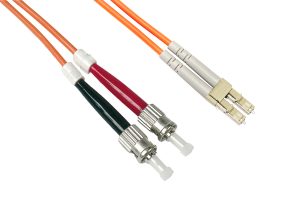 CAVO FIBRA OTTICA LC A ST MULTIMODE DUPLEX OM2 50/125 MT.50