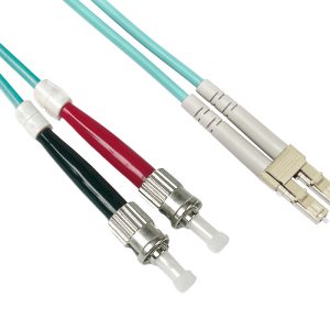LKLCST3502G.jpg CAVO FIBRA OTTICA LC A ST MULTIMODE DUPLEX OM3 50/125 MT.2