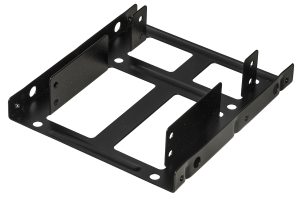 FRAME DI MONTAGGIO PER 2 HDD/SSD 2.5 SU ALLOGGIAMENTI 3.5 CON VITI