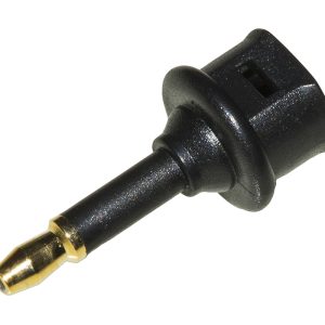 ADATTATORE AUDIO TOSLINK FEMMINA - 3,5MM. MINI JACK MASCHIO