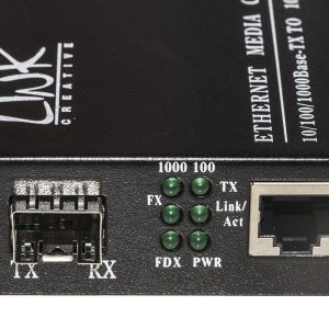 CONVERTITORE FIBRA OTTICA 10/100/1000 CON MODULO SFP