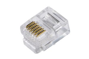 LKPL66-1-H.jpg CONFEZIONE 100 PLUG TELEFONICI 6 CONDUTTORI 6 POSIZIONI 6P6C RJ12