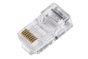 LKPL85U-1-H.jpg CONFEZIONE 100 CONNETTORI 8 POLI CAT 5E UTP NON SCHERMATO RJ45 PER CAVO FLESSIBILE