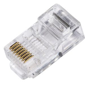 LKPL85U10-1-H.jpg CONFEZIONE 10 CONNETTORI 8 POLI CAT 5E UTP NON SCHERMATI PER CAVO FLESSIBILE