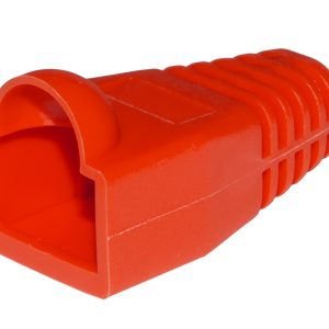 LKPL8R-1-H.jpg CONFEZIONE 100 COPRICONNETTORI 6MM PER PLUG RJ45 8 POLI CAVO CAT 5E- 6 ROSSI