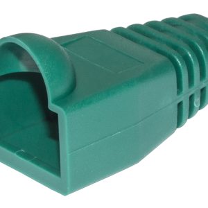 LKPL8V-1-H.jpg CONFEZIONE 100 COPRICONNETTORI 6MM PER PLUG RJ45 8 POLI CAVO CAT 5E- 6 VERDE
