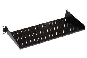 RIPIANO PER ARMADIO 19" 1 UNITA' PROFONDITA' 150 MM. (UNIVERSALE) COLORE NERO
