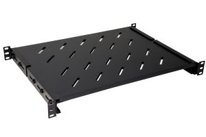 LKRIP350ANG.jpg RIPIANO PER ARMADIO RACK 19" ALLUNGABILE 350 MM CON 4 AGGANCI NERO