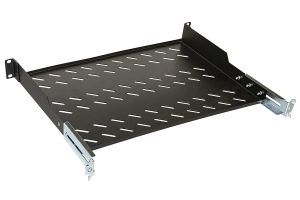 LKRIP350LNG.jpg RIPIANO PER ARMADIO 19" 1 UNITA' PROFONDITA' 350 MM. (UNIVERSALE) 4 ATTACCHI (FRONTALE+POSTERIORE) COLORE NERO