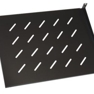 RIPIANO PER ARMADIO 19" 2 UNITA' PROFONDITA' 400 MM. (UNIVERSALE) COLORE NERO