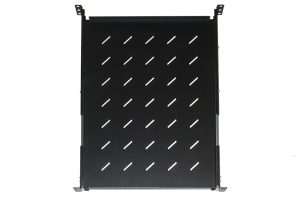 LKRIP650EN-1-H.jpg RIPIANO UNIVERSALE PER ARMADIO RACK 19" ESTRAIBILE SU BINARI TELESCOPICI 1 UNITA' NERO 650MM.
