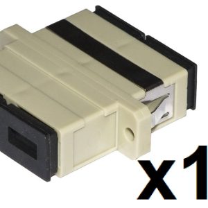 LKSCD212G.jpg CONFEZIONE 12 ADATTATORI FIBRA OTTICA SC/SC MULTIMODE DUPLEX OM2