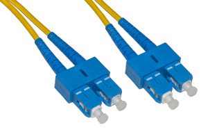 CAVO FIBRA OTTICA SC A SC SINGLEMODE DUPLEX 9/125 MT.2