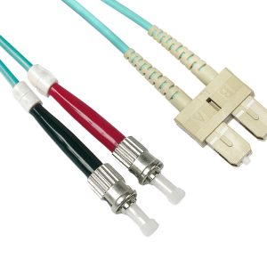 CAVO FIBRA OTTICA SC A ST MULTIMODE DUPLEX OM3 50/125 MT.2