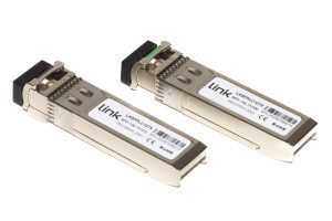 LKSFPLC10TX.jpg COPPIA MINIGBIC (SFP+) SINGLEMODE LC 10 Gbps Bi-directional TX/RX 1270/1330 20km