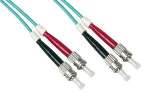 LKSTST3502G.jpg CAVO FIBRA OTTICA ST A ST MULTIMODE DUPLEX OM3 50/125 MT.2