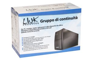GRUPPO DI CONTINUITA' LINE INTERACTIVE PWM 1200 VA 720 WATT CON 4 PRESE, CAVO SPINA ITALIANA