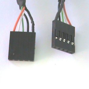 PANNELLO SLOT CON 2 CONNETTORI ESTERNI USB 2,0 TIPO A, FEMMINA - CONNETTORI INTERNI ALLA PIASTRA MADRE 2X5 PIN 2,54 MM