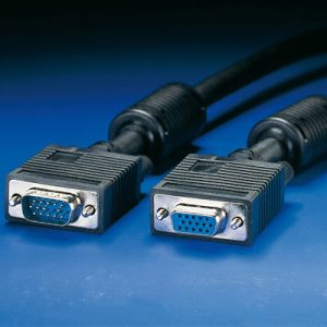 LP6911G.jpg CAVO VGA MONITOR 15 POLI DOPPIA SCHERMATURA UL2919 MASCHIO/FEMMINA MT. 30 CON FILTRO DI FERRITE ANTIDISTURBO
